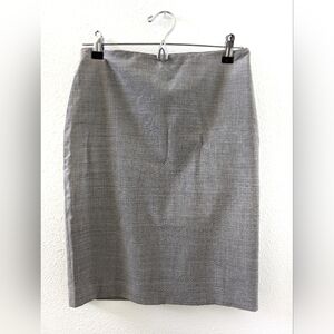 Theory Wool Pencil Skirt 0 Gray Business Office Wear